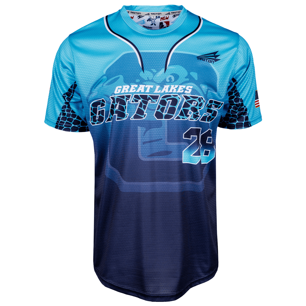 Great Lakes Gators “Dark Moxie” Jersey (FULLY CUSTOM) – MLW Wiffle