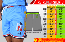 Metro Magic Retro Mesh Shorts