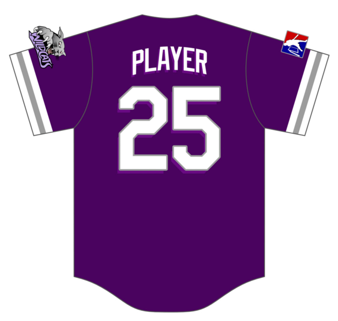 Western Wildcats “Dark Moxie” Jersey (FULLY CUSTOM) – MLW Wiffle Ball