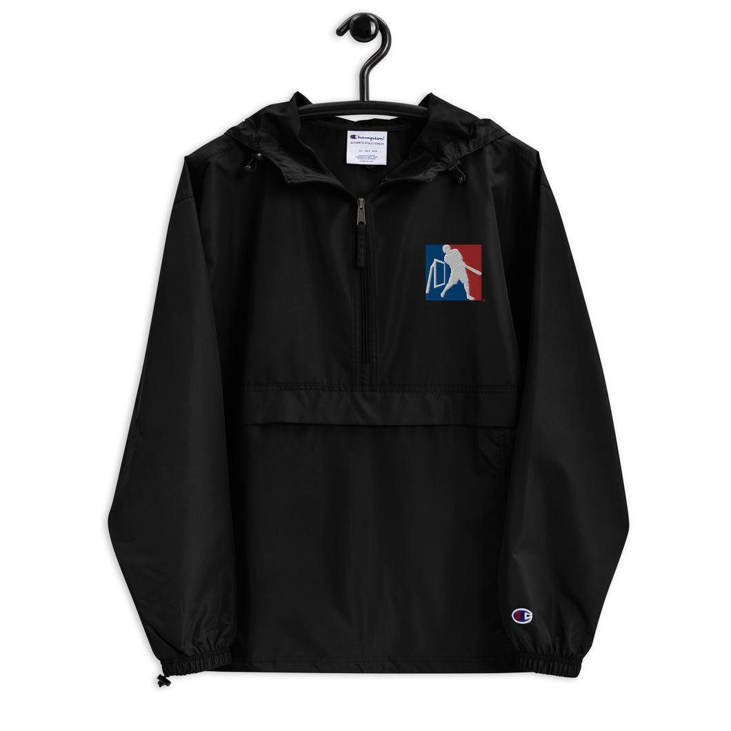 Embroidered MLW Logo Champion Jacket Black L