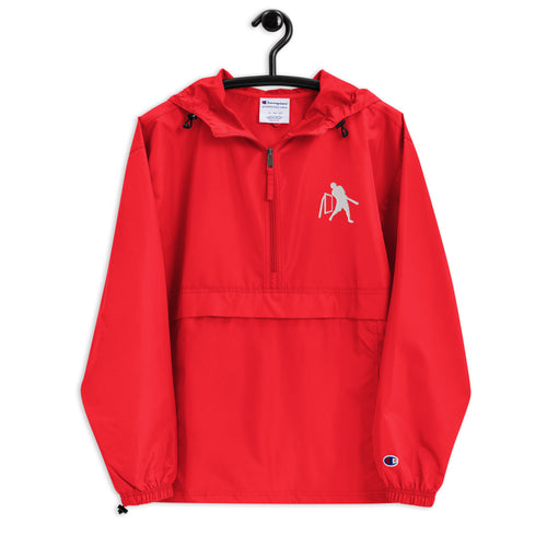 Embroidered MLW Logo Champion Jacket - Red