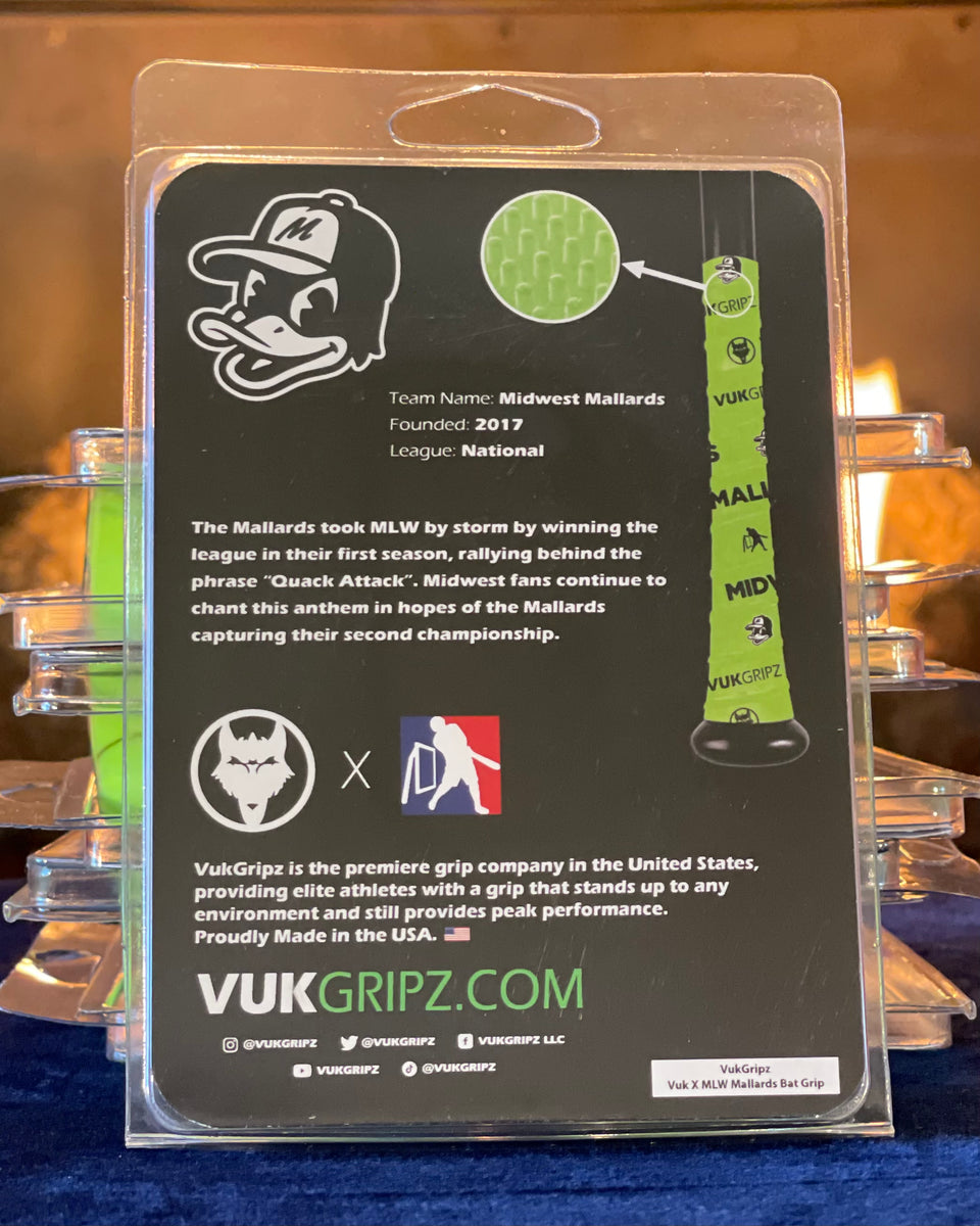 Midwest Mallards Bat GripN N N N MLW Wiffle Ball