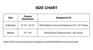 Official MLW Clear Plexiglass INSERT ONLY (2 Size Options) by Home Stand