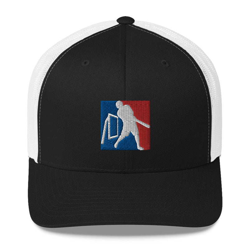 MLW Trucker Cap - Black/White – MLW Wiffle Ball